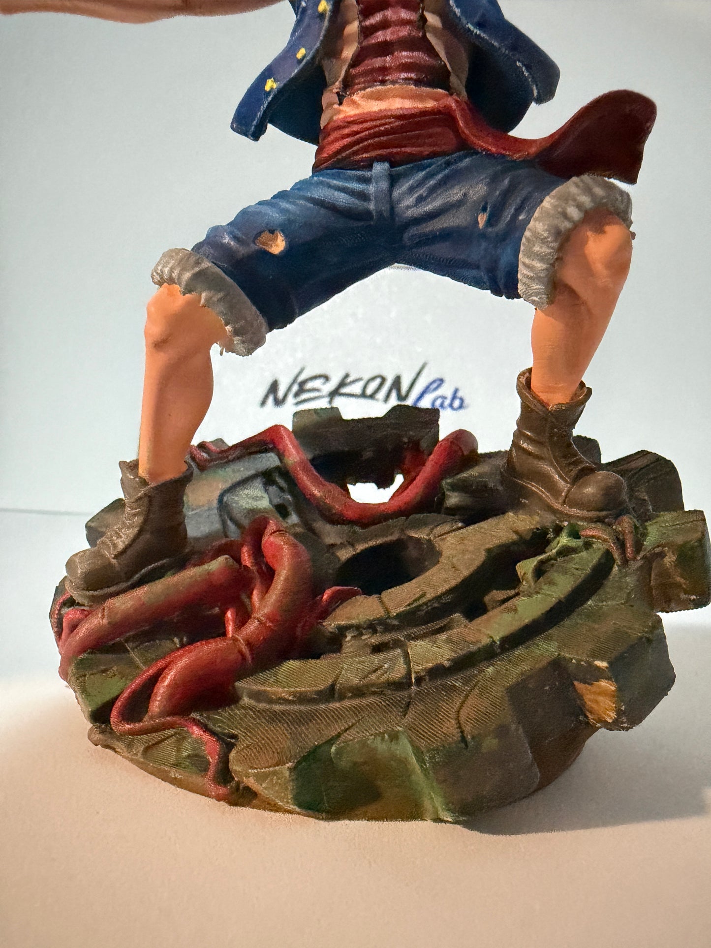 Action Figure Luffy - One Piece (Estátua Colecionável, Pintado a Mão)