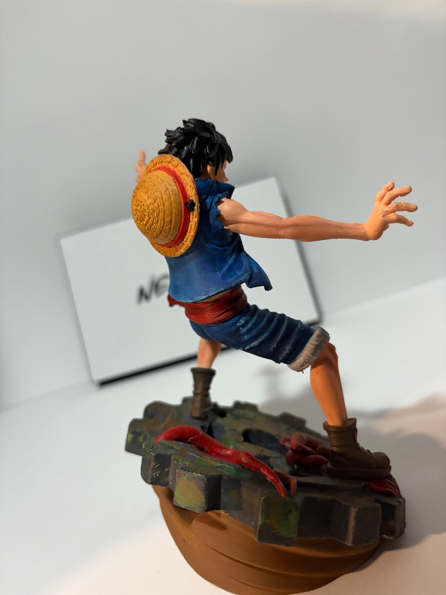Action Figure Luffy - One Piece (Estátua Colecionável, Pintado a Mão)