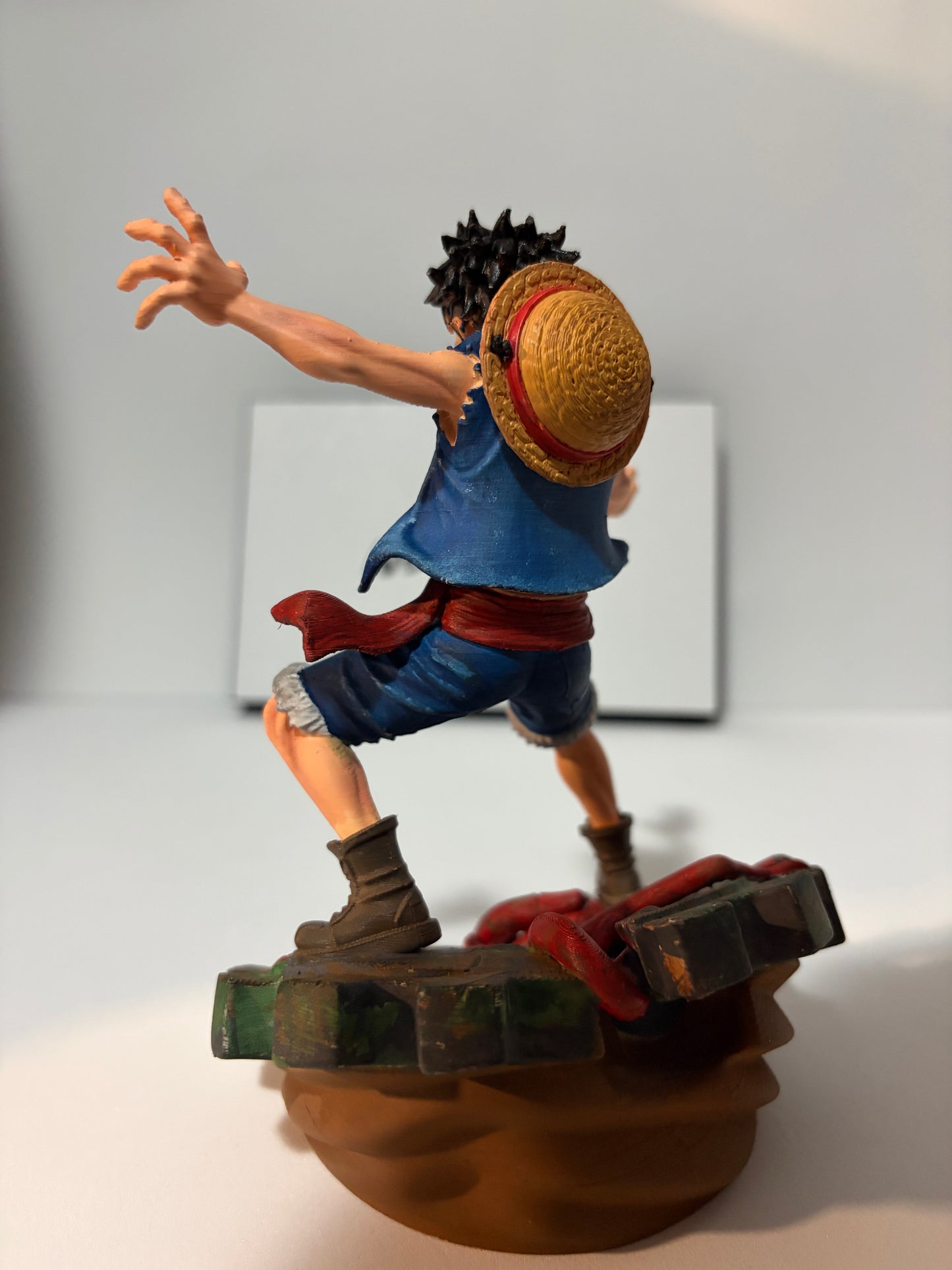 Action Figure Luffy - One Piece (Estátua Colecionável, Pintado a Mão)