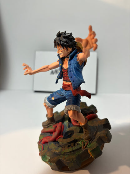 Action Figure Luffy - One Piece (Estátua Colecionável, Pintado a Mão)