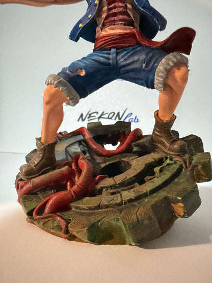 Action Figure Luffy - One Piece (Estátua Colecionável, Pintado a Mão)